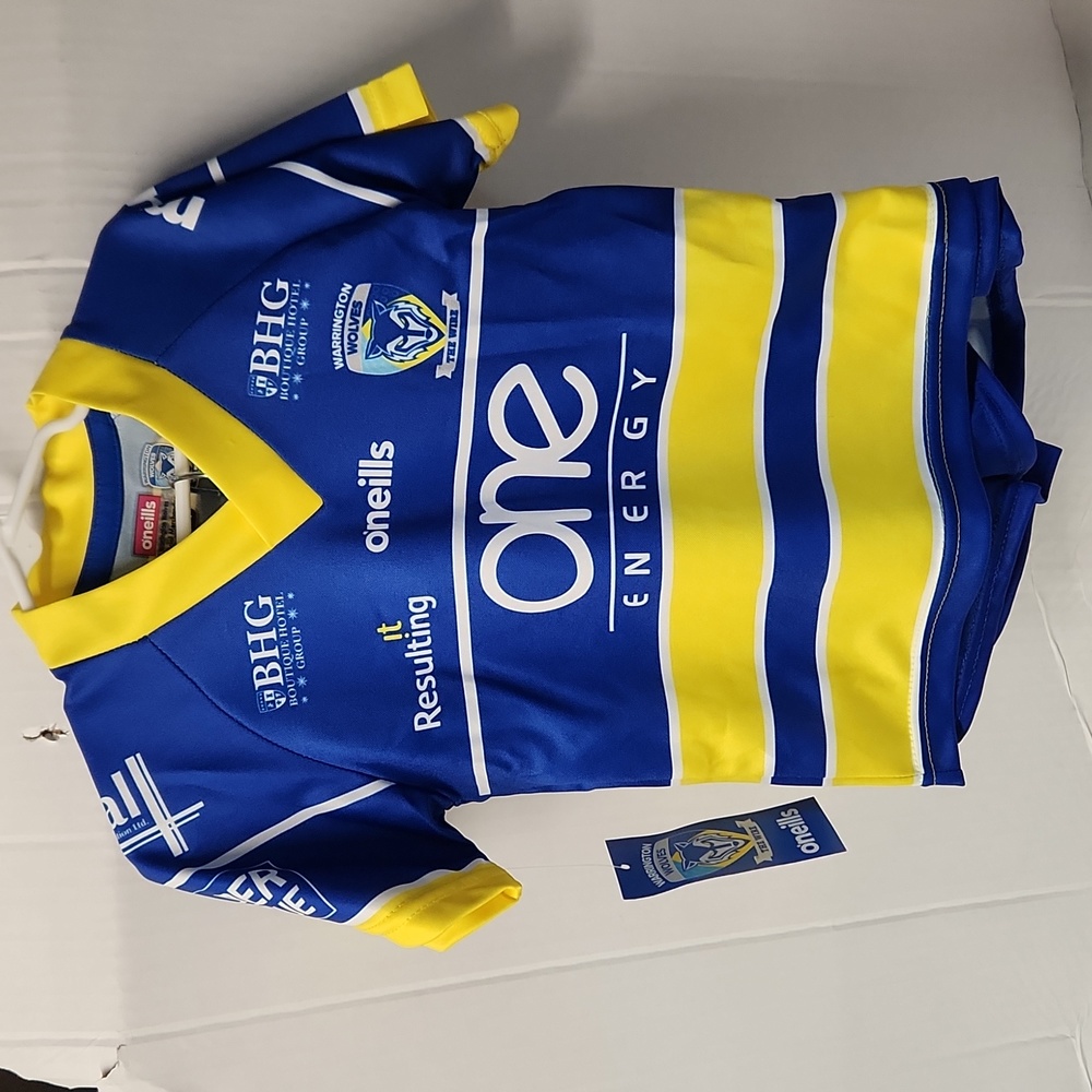 NWT O'Neills Warrington Wolves Wire Boys sz 3-4 yrs 2pc set